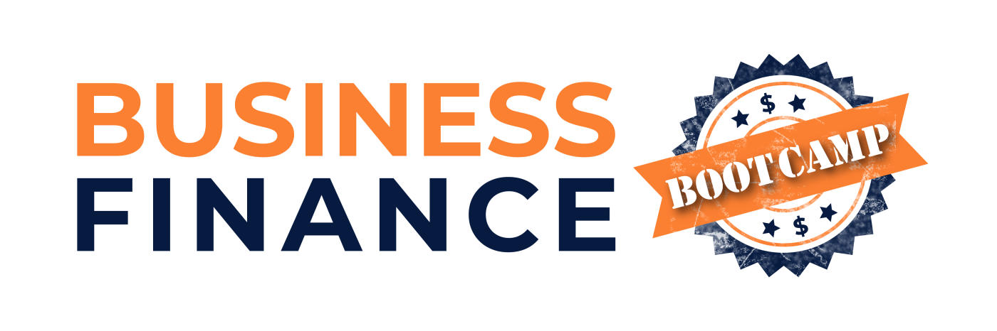 Business Finance Bootcamp white logo